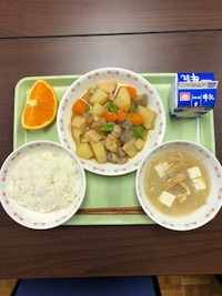 写真：4月19日の給食