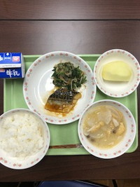 写真：4月17日の給食