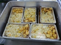 写真：完成したお弁当
