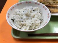 写真：7月29日わかめご飯