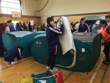 水防訓練の様子です