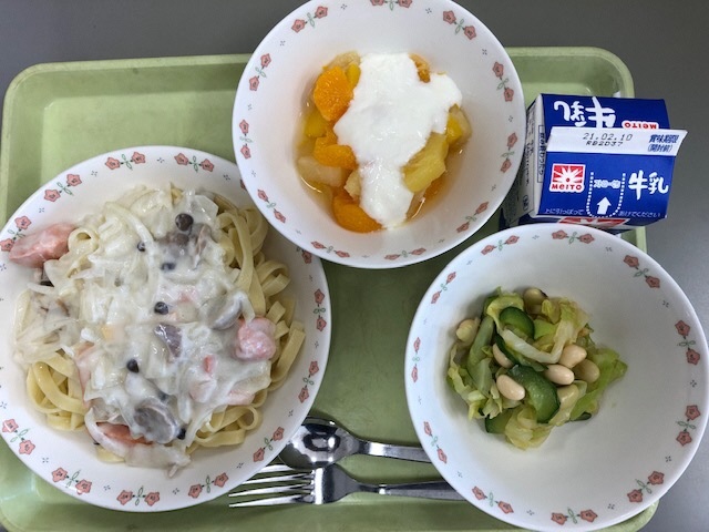 牛乳 生パスタ