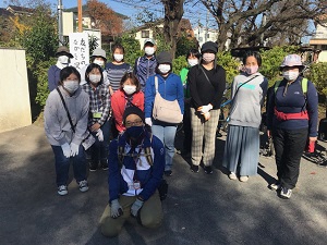 落ち葉はき