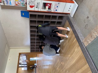 体育館清掃