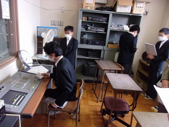 生徒会朝礼の写真2