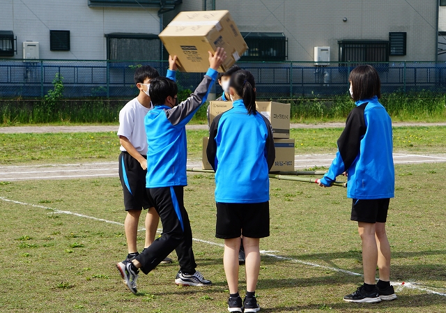 運動会朝練の写真