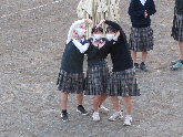 写真　マラソン大会準備