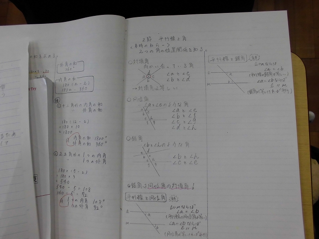 数学の授業
