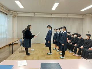 卓球部女子3位