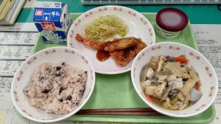 中学時代最後の給食