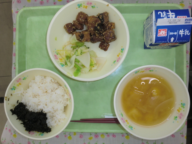 今日の給食