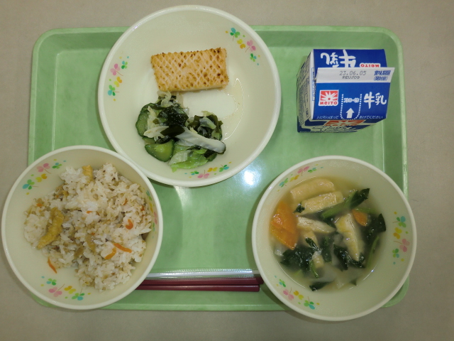 今日の給食