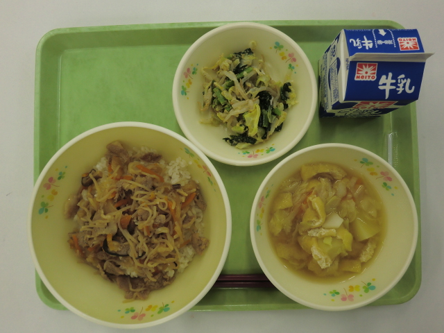 今日の給食
