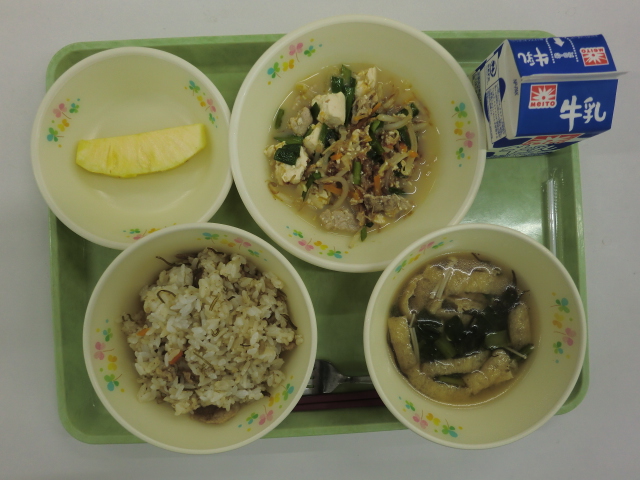 今日の給食