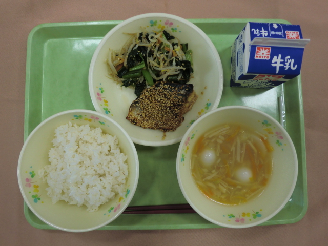 今日の給食