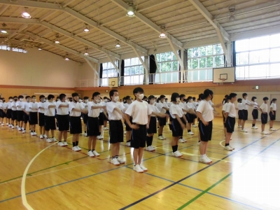 学年練習