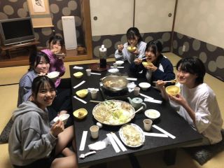 二日目夕食　女子