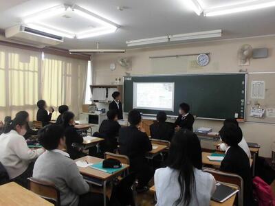 職場体験事後学習