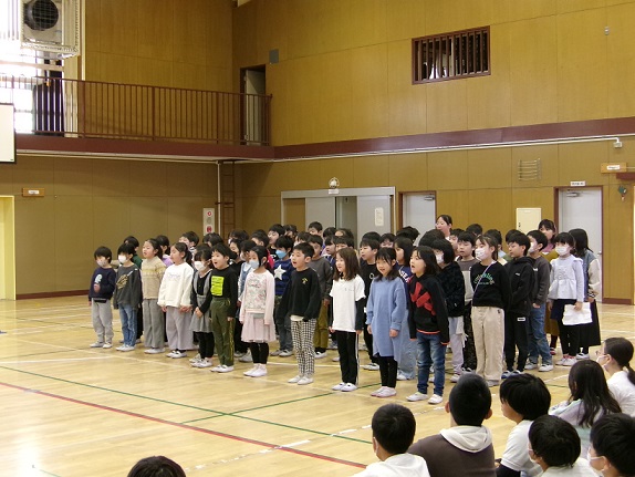 6年生を送る会
