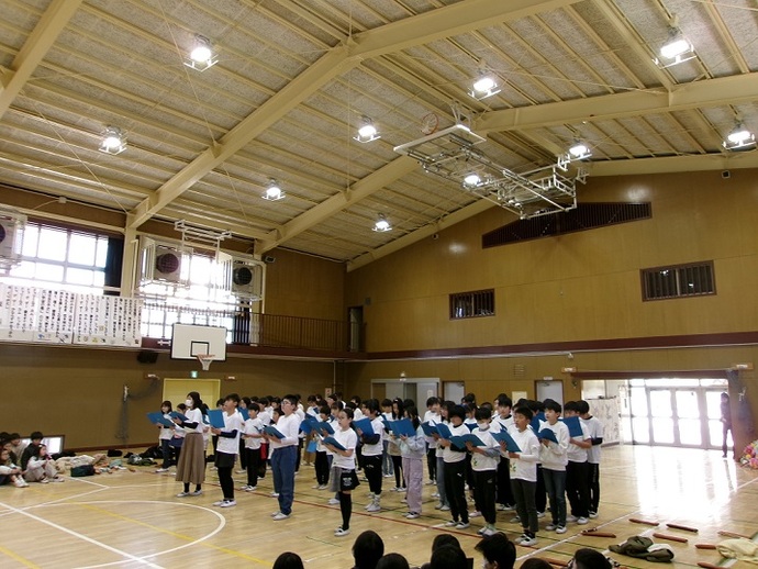 6年生を送る会