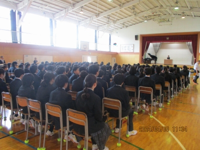 入学式準備