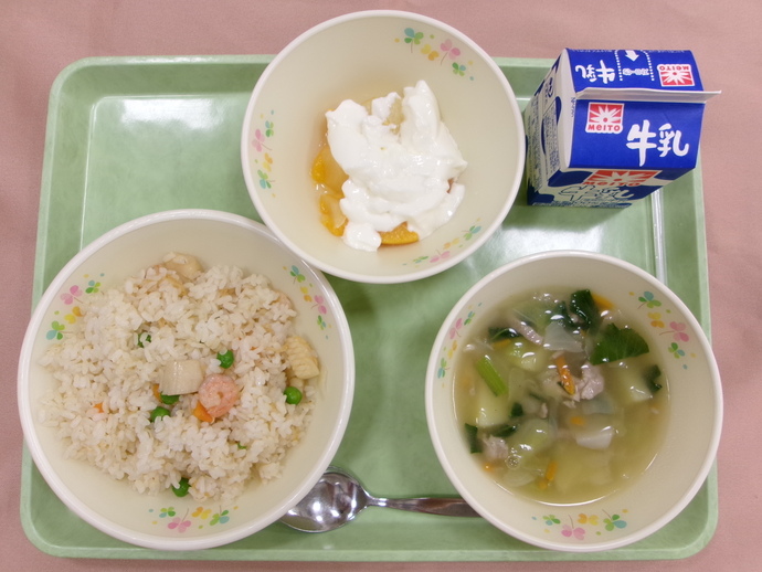 今日の給食