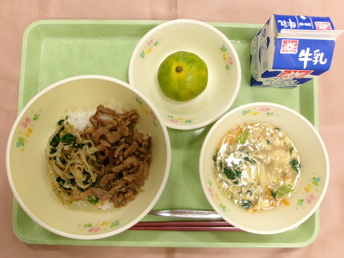 今日の給食