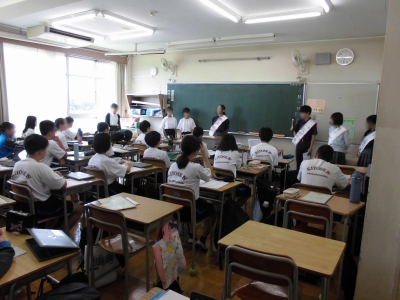 教室挨拶