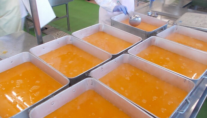 キャロットかんの調理写真