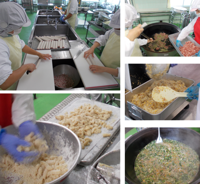 給食室の様子