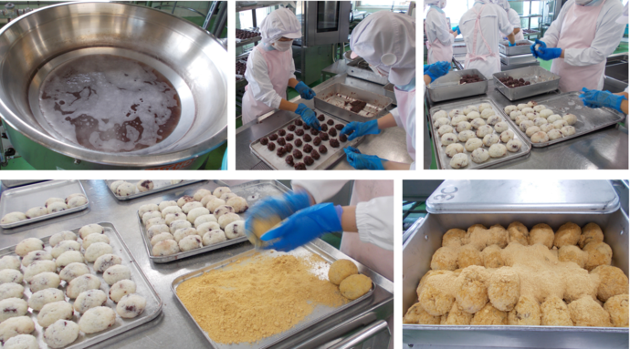 おはぎ調理写真