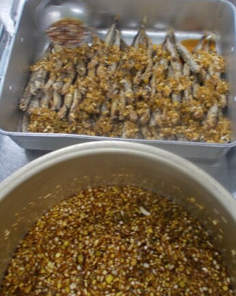 ししゃも調理写真