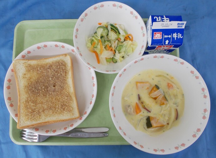 10月7日給食の写真