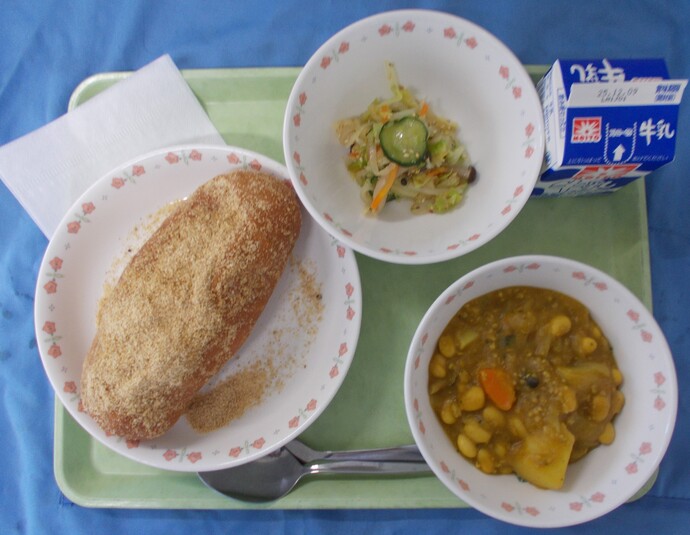 12月4日給食の写真