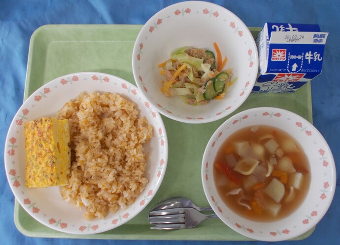 2月17日給食の写真