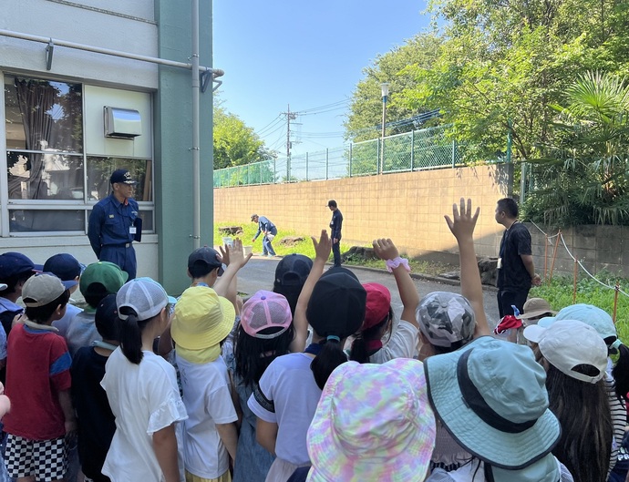 2年生 清瀬消防署による花火の授業