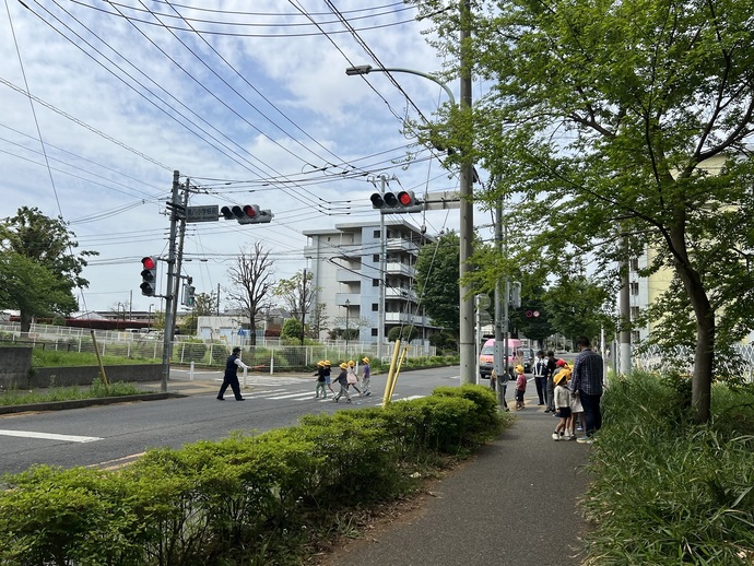 交通安全教室校外