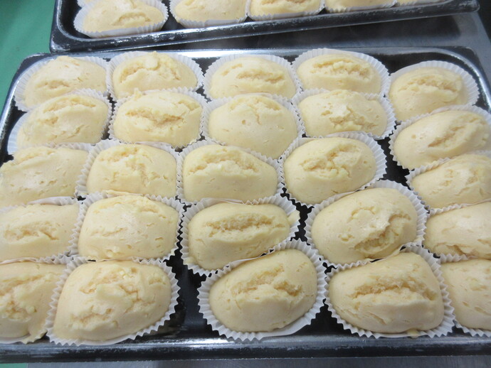 チーズ蒸しパン