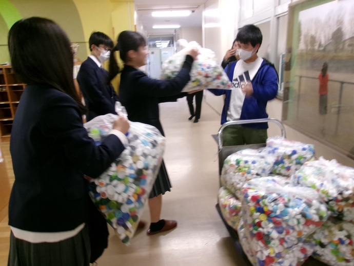 ペットボトルキャップ回収