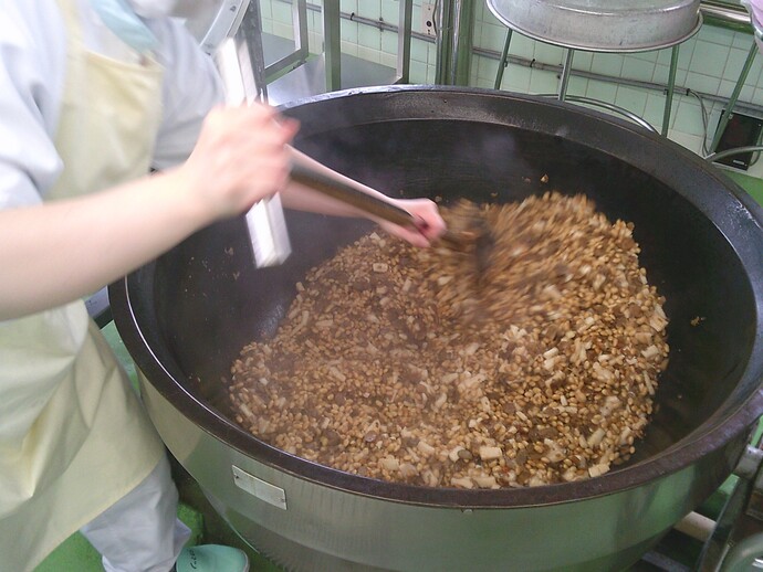 ごまがらめ調理写真