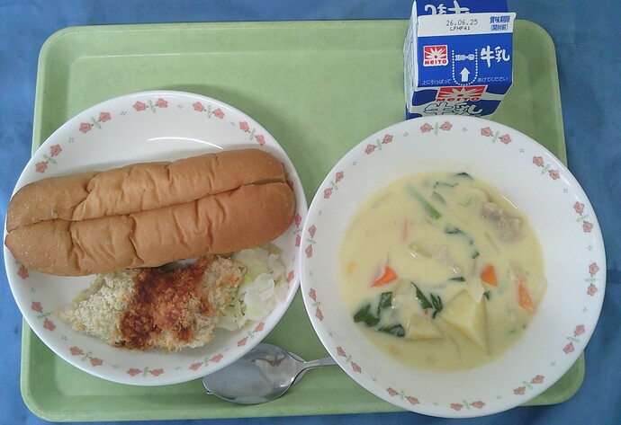 6月18日給食の写真