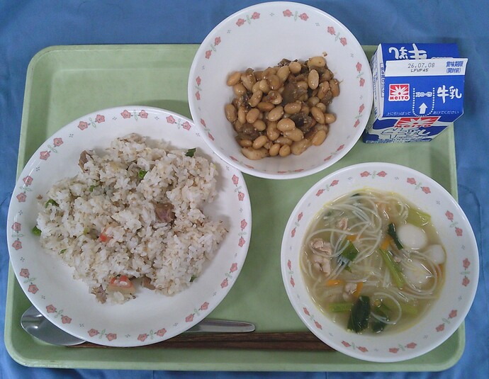 7月1日給食の写真