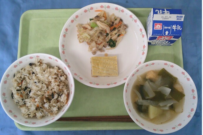 7月9日給食写真
