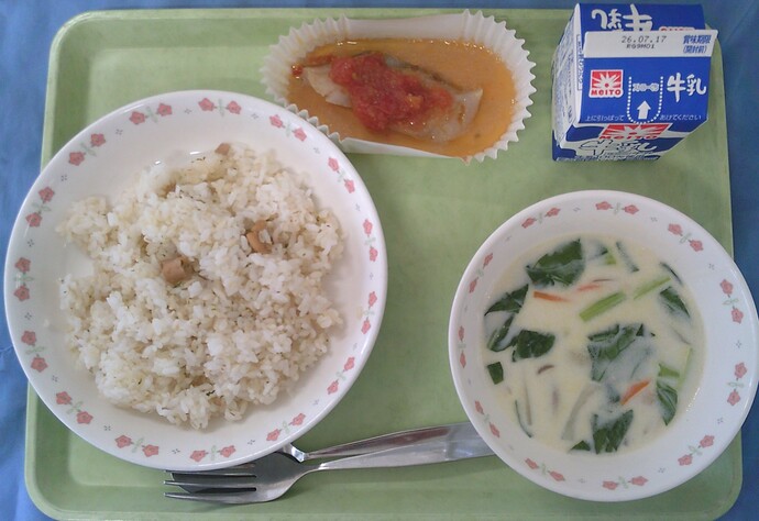 7月10日給食の写真