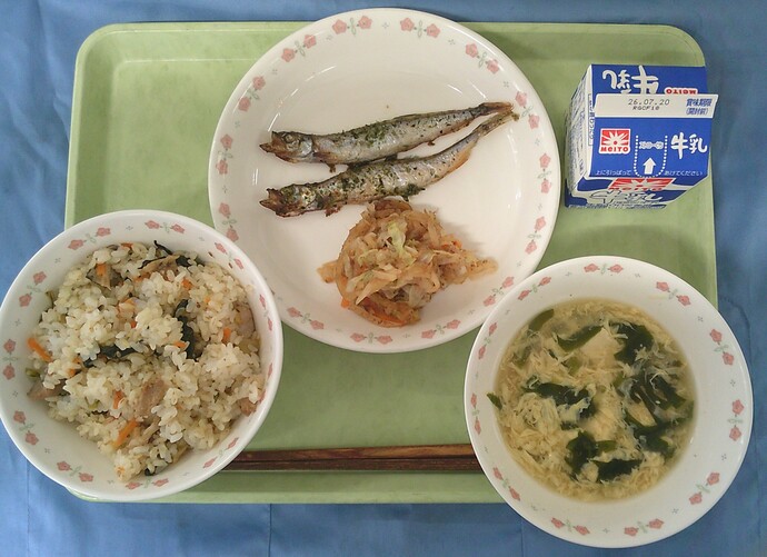 7月13日給食の写真