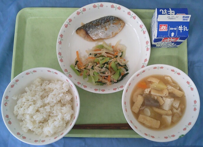 7月15日給食の写真