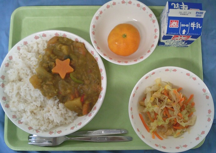 7月17日給食の写真
